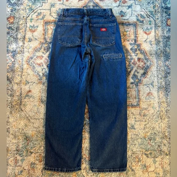Dickies Double Knees Denim Workwear Jeans Size 28 - Picture 2 of 5